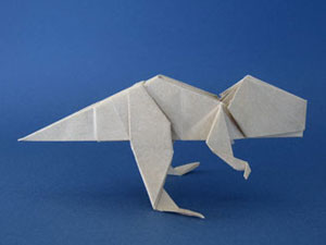ティラノサウルスの折り紙