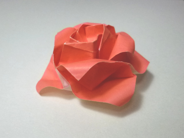 折り紙作品:マコトローズ（創作者 山口真）試作